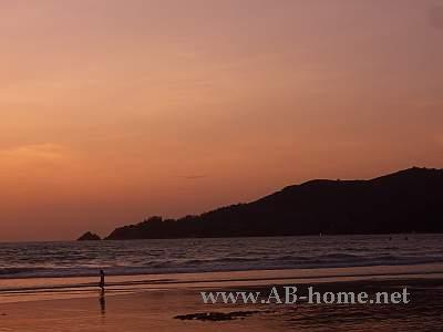 Sunset at Patong Beach