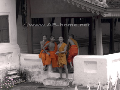 Young Monks in Laos